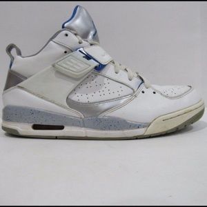 Nike Jordan Flight 45, mens 11, white, blue, grey